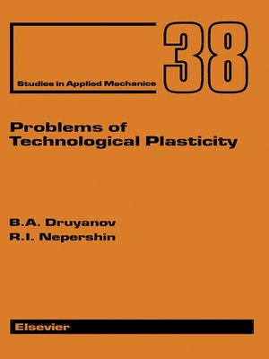 cover image of Problems of Technological Plasticity